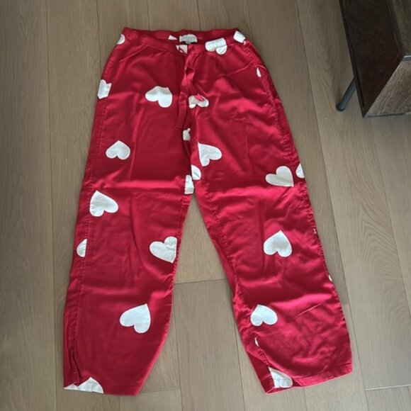 Loft scattered hearts pajama pants - Picture 2 of 4